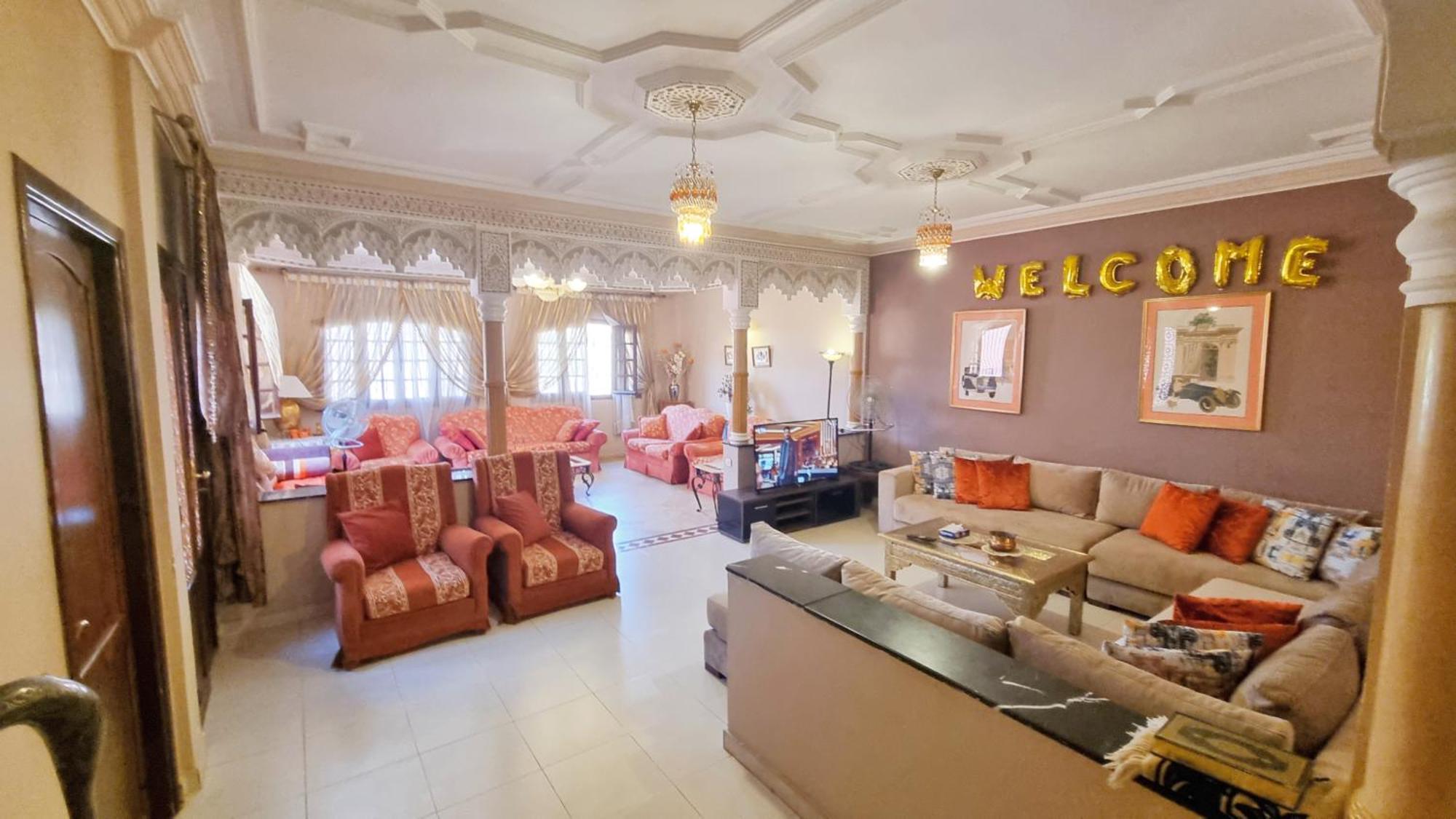 Oranger Family House City Center, Private Large House, Terasse Garden View, Free Parking Marrakesh Exterior foto