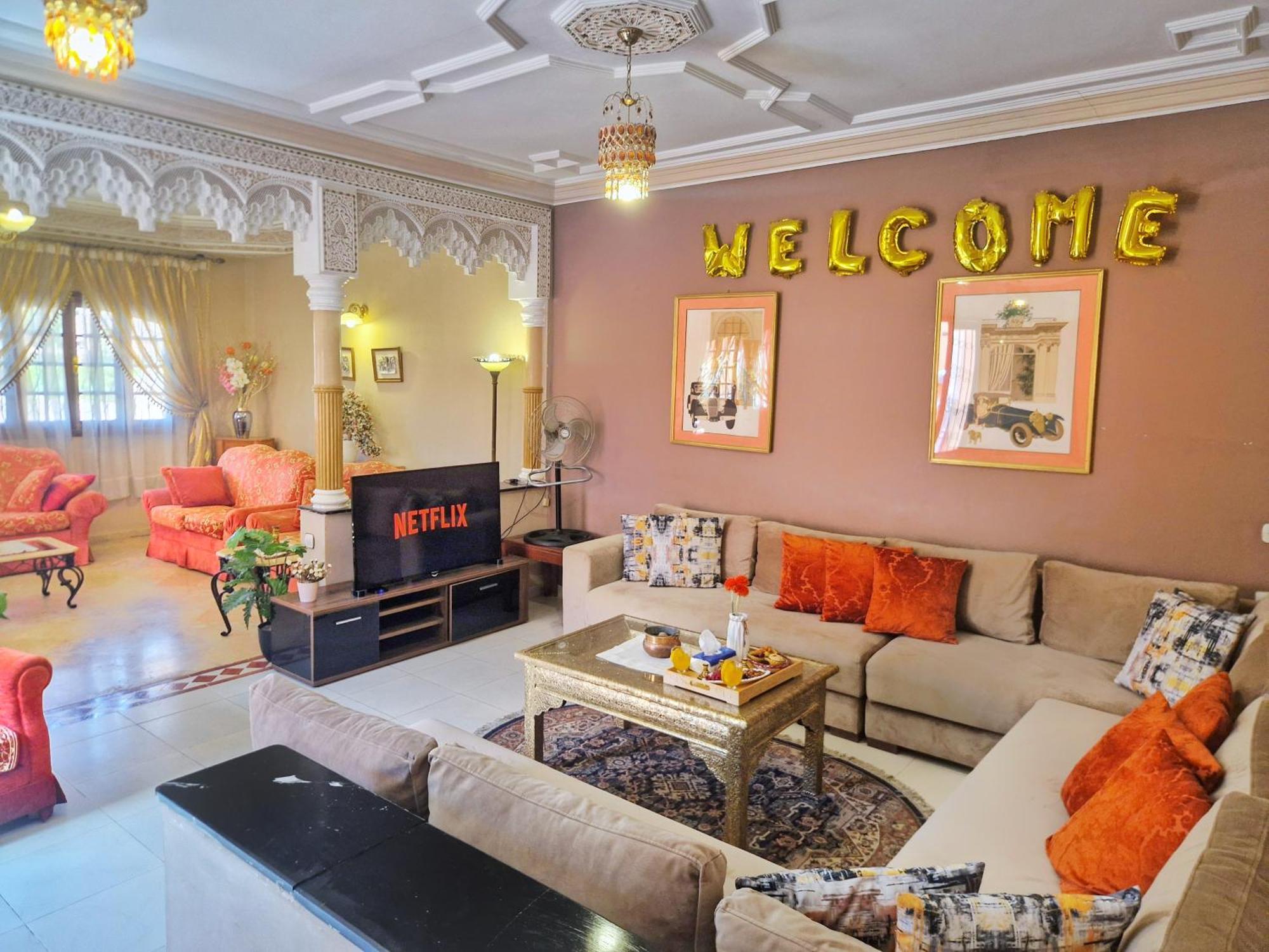 Oranger Family House City Center, Private Large House, Terasse Garden View, Free Parking Marrakesh Exterior foto