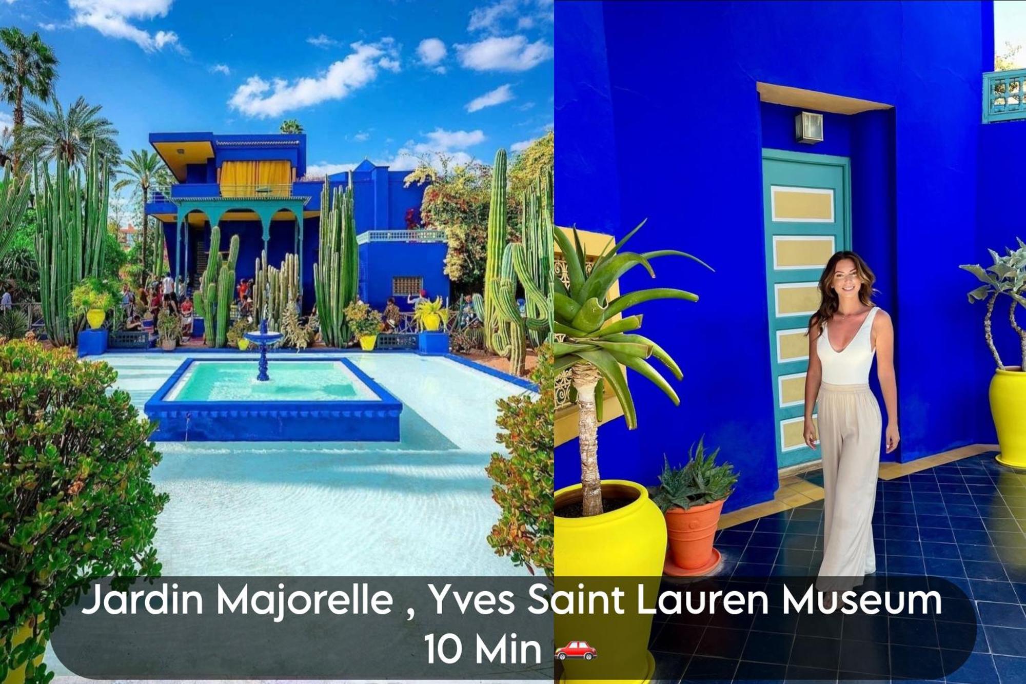 Oranger Family House City Center, Private Large House, Terasse Garden View, Free Parking Marrakesh Exterior foto