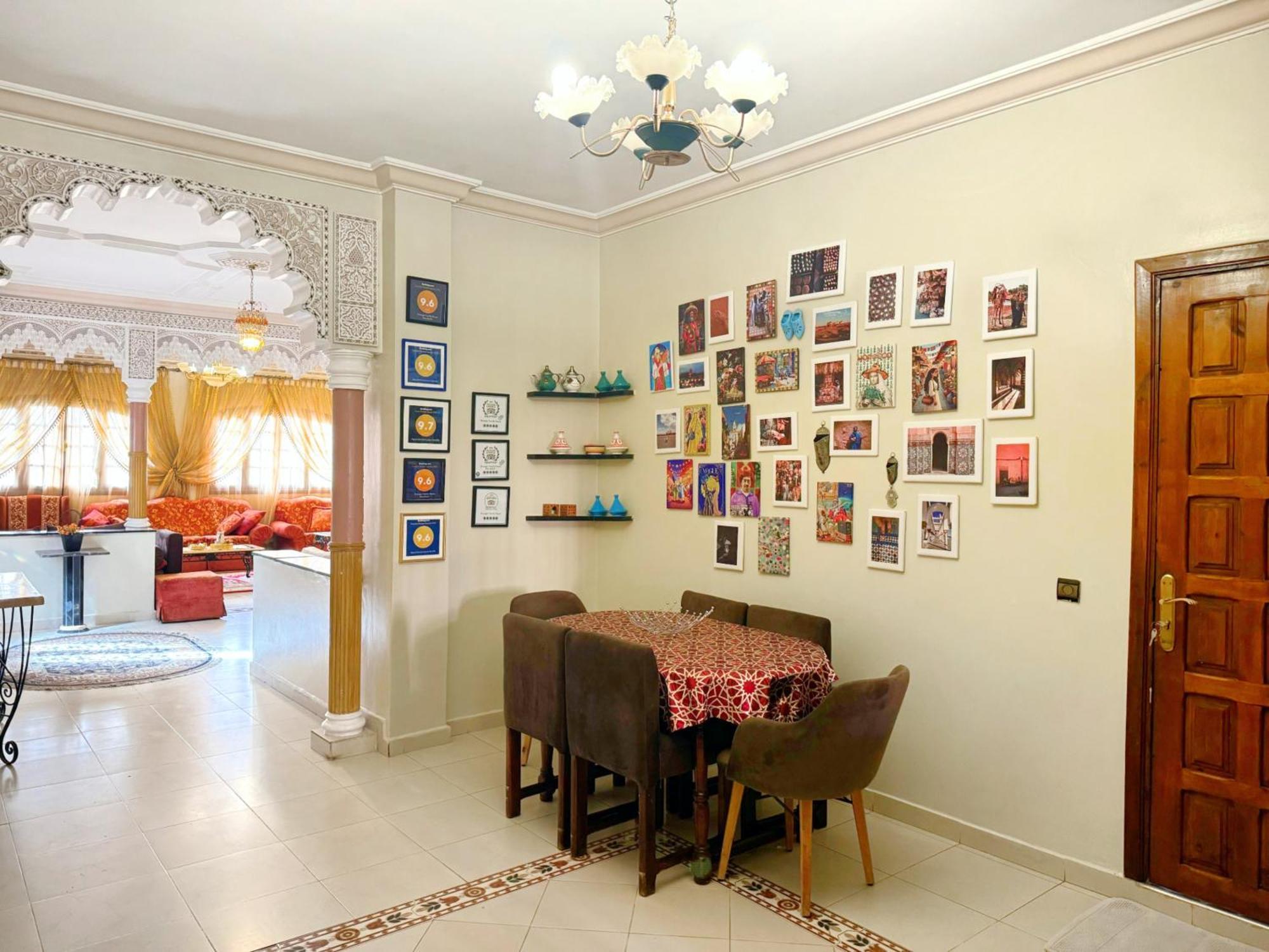 Oranger Family House City Center, Private Large House, Terasse Garden View, Free Parking Marrakesh Exterior foto