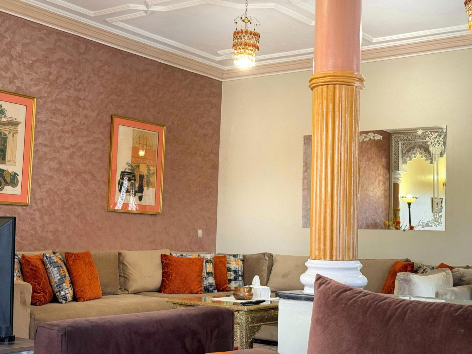 Oranger Family House City Center, Private Large House, Terasse Garden View, Free Parking Marrakesh Exterior foto